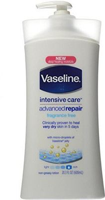 

Vaseline Intensive Rescue Repairing Moisture Lotion, Fragrance Free, - Pump (Pack of 3)(609 ml)