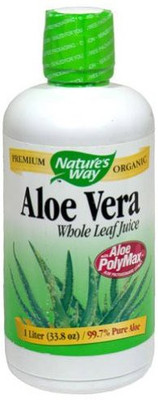 

Nature's Way Organic Aloe Vera Whole Leaf Juice -(1 L)