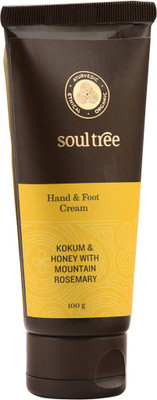 

SoulTree Hand & Foot Cream, Kokum & Honey With Mountain Rosemary(100 g)