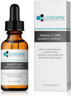 

Cosmetic Skin Solutions LLC Best Vitamin C 20% Serum + Ferulic Acid & Hyaluronic Acid For Maximum Anti-aging(28 g)