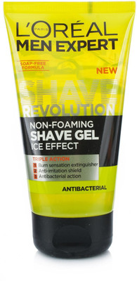 

L'Oreal Men Expert Icy Effect Non-Foaming Shave Gel Antibacterial(150 ml)