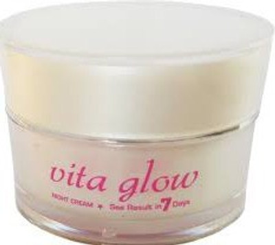 

Vita Glow Night Cream Removes the layer of the dust and makes your skin look fresh and Healthy(30 g)