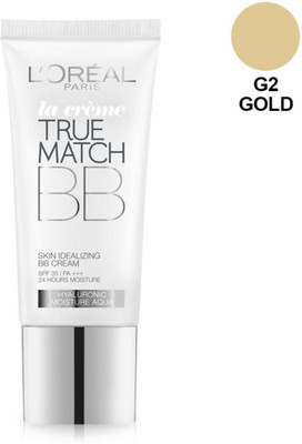 

L'Oreal True Match Skin Idealizing BB Cream, G2 Gold(29 ml)
