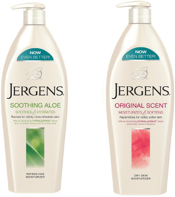 

Jergens Soothing Aloe and Original Scent Moisturizer Body Lotion(800 ml)