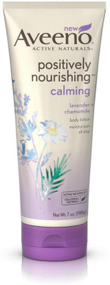 

Aveeno Positively Nourishing Claming Lavender Chamomile Body Lotion Moisturizes Imported(198 g)