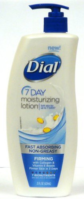 

Dial 7 Day Moisturizing Lotion, Firming with Collagen & Vitamin E Beads, (Pack of 2)(630 ml)