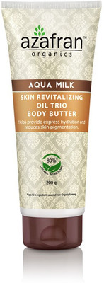 

Azafran Organics Aqua Milk Skin Revitalising Oil Trio Body Butter(200 gm)