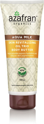 

Azafran Organics Aqua Milk Skin Revitalising Oil Trio Body Butter(100 g)