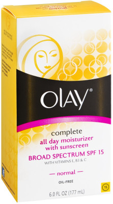 

Olay Complete Broad Spectrum SPF 15 All Day Moisturizer With Sunscreen(177 ml)