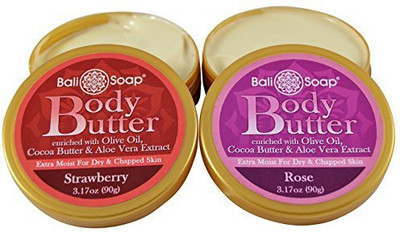 

Bali Soap Body Butter, 2 Pc Set, Each (strawberry & Rose)(90 g)