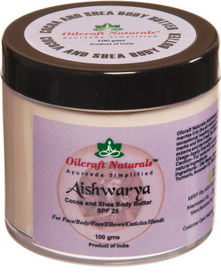 

Oilcraft Naturals Cocoa & Shea Face & Body Butter SPF 25(100 g)