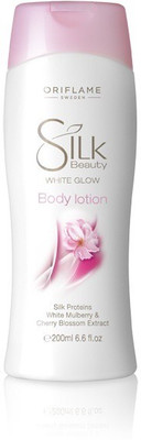 

Oriflame Silk Beauty White Glow Body Lotion(200 ml)