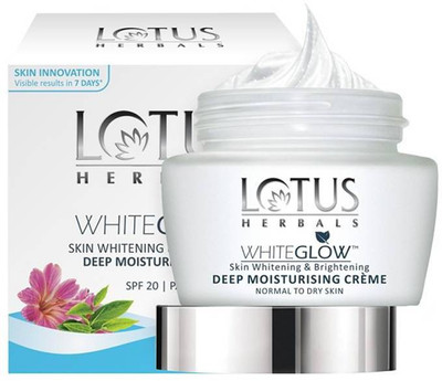 

Lotus Herbals Skin Whitening & Brightening Deep Moisturising Crème SPF-20 PA+++(60 g)