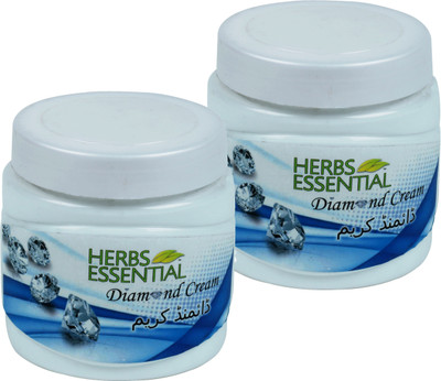 

Herbs Essential Diamond Face & Body Cream (Pack of 2)(1000 g)