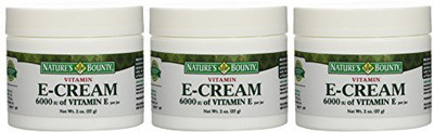 

Nature's Bounty Vitamin E Cream, Fragrance-Free, (Pack of 3)(60 ml)