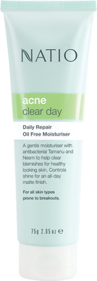 

Natio Acne Clear Day Daily Repair Oil Free Moisturiser(75 g)