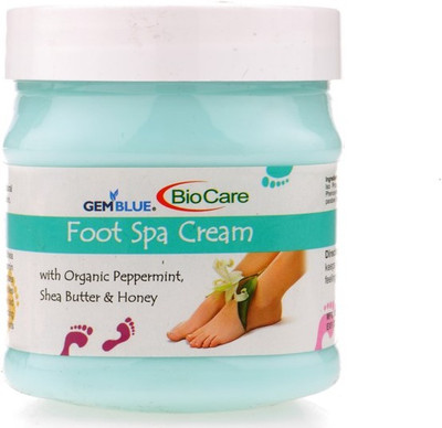 

Gemblue Biocare Foot Spa Cream with Organic Peppermint, Shea Butter & Honey(500 ml)