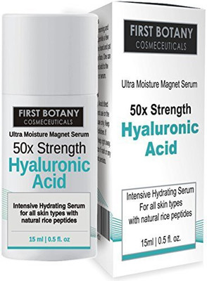 

First Botany Cosmeceuticals 50x Strength Hyaluronic Acid Serum For Skin - The Ultra Moisture Magnet Anti Aging Serum(15 ml)