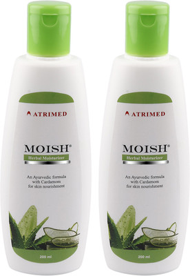 

Atrimed Moish Ayurvedic Moisturizer Pack Of 2(400 ml)