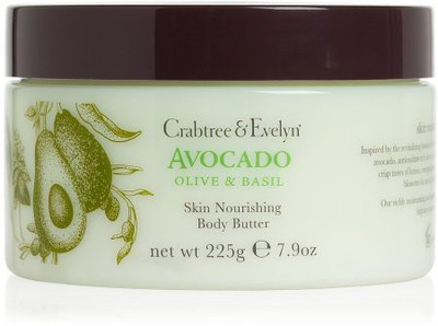 

Crabtree & Evelyn Skin Nourishing Body Butter, Avocado, Olive and Basil(225 g)