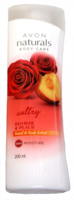 

Avon Naturals Body Care Suttry Red Rose And Peach Hand And Body Lotion(200 ml)