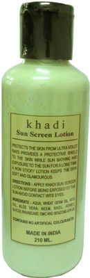 Khadi Herbal Sunscreen Lotion(210 ml) available at flipkart for Rs.140
