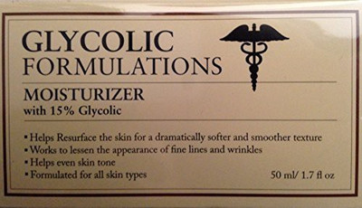 

Glycolic Formulations Moisturizer with 15% Glycolic ~(51 ml)