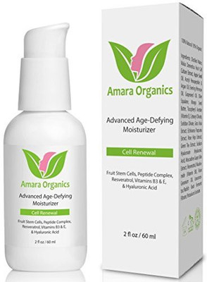 

Amara Organics Anti Aging Face Cream Moisturizer with Fruit Stem Cells & Resveratrol, fl.(60 ml)