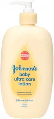 

Johnson's Baby Ultra Care Lotion Aloevera+Vitamine E (Made In Malaysia)(500 ml)