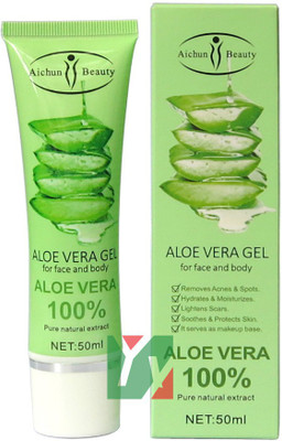 

Aichun Beauty For Face and Body Aloe Vera gel(50 ml)
