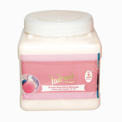 INDRANI Orange Nourishing Massage Cream With Vitamin E Oil(200 g)