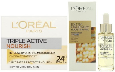 

L'Oreal Triple Active Nourish + Extra Ordinary Boosting-Oil(80 ml)