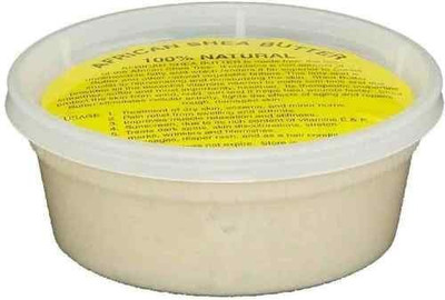 

Natural Cosmetics REAL African Shea Butter Pure Raw Unrefined From Ghana "IVORY" CONTAINER(240 ml)