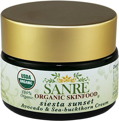 

SanRe Organic Skinfood Siesta Sunset 100% Usda Beneficial Avocado & Praised Seabuckthorn Cream For Dry To Mature Skin(200 g)