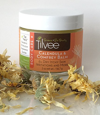 

Tilvee Calendula & comfrey Balm 79% Organic (Plant Based Organic Ingredients) jar(60 ml)