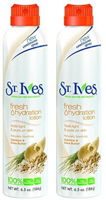 

St. Ives Fresh Hydration Lotion - Oatmeal & Shea Butter - Net Wt. (184 g) Each - Pack of 2(195 ml)