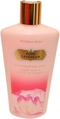

Victoria's Secret Pure Daydream Pearl Orchid & Pink Currant Hydrating Body Lotion With Ayur Soap(250 ml)