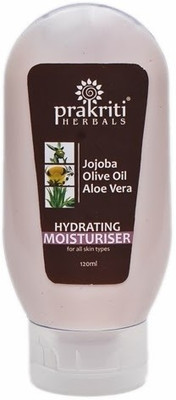 

Prakriti Herbals Hydrating Jojoba OliveOil Aloevera Moisturiser(120 ml)