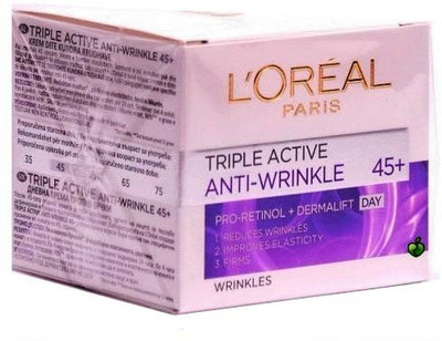 

L'Oreal Triple Active Anti Wrinkle 45+(50 ml)