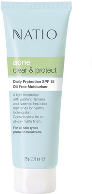 

Natio Clear And Protect Daily Protection Spf-15 Oil Free Moisturiser,(75 g)
