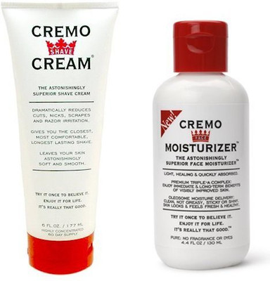 

Cremo Cream Tube + Face Moisturizer Bottle(177 ml)