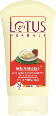 

Lotus Sheamoist Shea Butter & Real Strawberry 24hr Moisturizer(60 g)