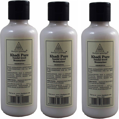 

Khadi Pure NATURAL SANDAL WOOD MOISTURIZER LOTION(600 ml)