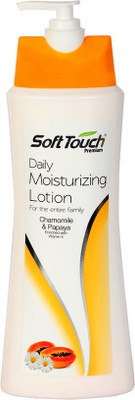 

Soft Touch Daily Moisturizing Lotion CHAMOMILE N PAPAYA WITH VITAMIN E(500 ml)
