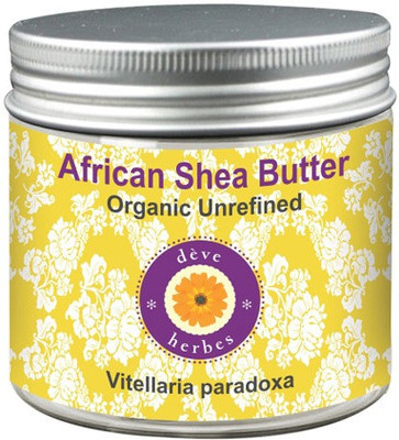 

​dève herbes Organic African Shea Butter (Unrefined (Vitellaria paradoxa) 50gm(50 g)
