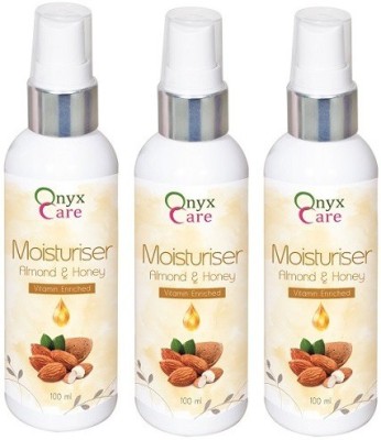 Flipkart - Onyx Care Almond & Honey Moisturiser (Pack of 3 pc 100 ml each)(300 ml)