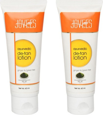 

Jovees Ayurvedic De-Tan Lotion Pack of 2(60 ml)