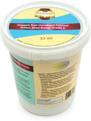 

SAAQIN Â® Organic Yellow FILTERED CREAMY Shea Butter By SaaQinÂ®(56 g)