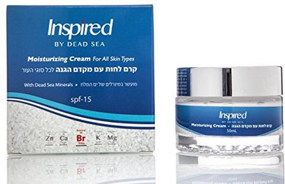 

Inspired by Dead Sea Moisturizing Cream SPF 15 Anti Aging Minerals Enriched / 1.7 fl.(50 ml)