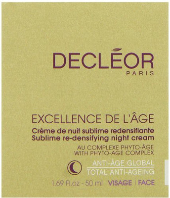 

Decleor Excellence De L'age Sublime Re-Densifying Night Cream for Unisex(50.7 ml)